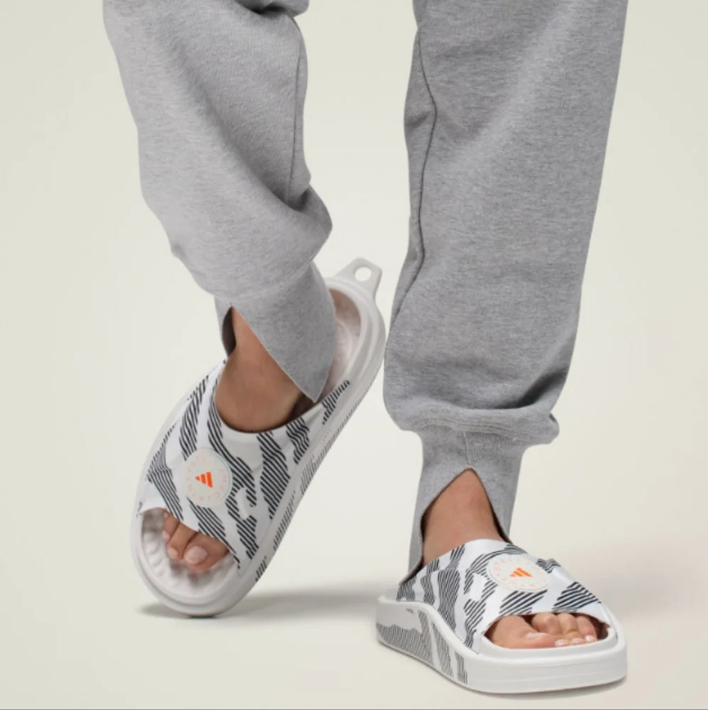 NIB Stella McCartney Adidas Collaboration Slide Sandals Slip On Shoes Size 9